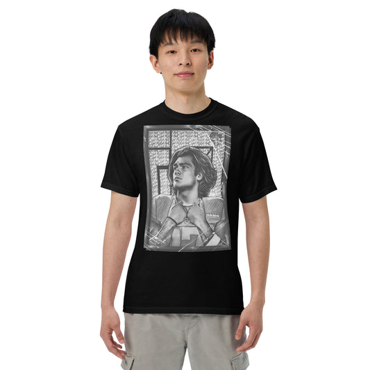 Portrait of Puka Heavyweight t-shirt