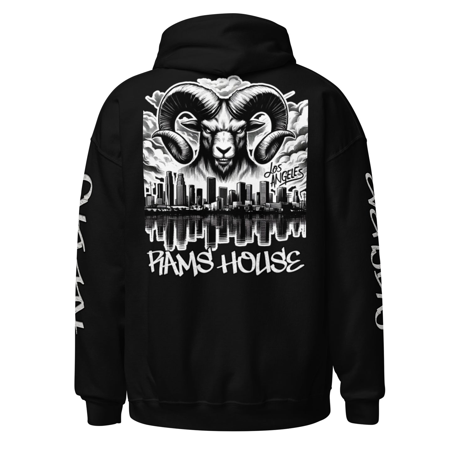 RAMSHOUSE W/Sleeve Lettering Unisex Hoodie