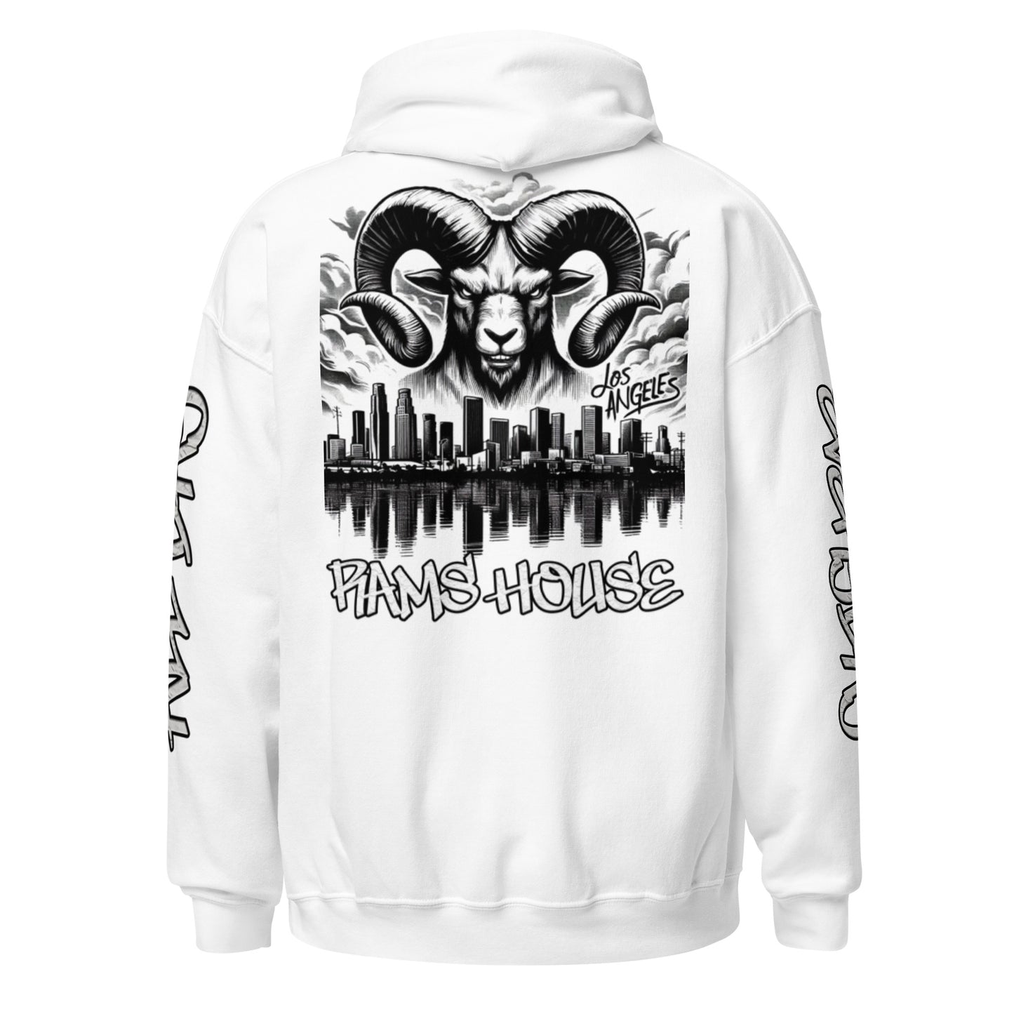 RAMSHOUSE W/Sleeve Lettering Unisex Hoodie